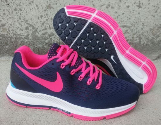 Womens Nike Zoom Pegasus 34 Dark Blue Pink 36-40 Japan